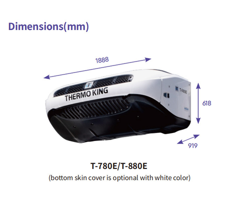 Unidad de refrigeración Thermo King T-780E T-880E T-1080E T-1280E para sistema de refrigeración