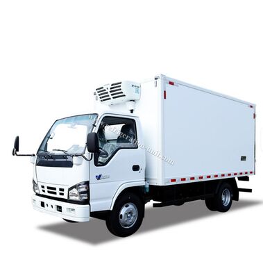 Chasis de camión de marca japonesa Isuzu 100p con 4,1 metros de longitud caja refrigerada con unidades de refrigeración THERMO KING RV380V 4X2 Mini 3tons 2 Ton Freezer Camión refrigerado