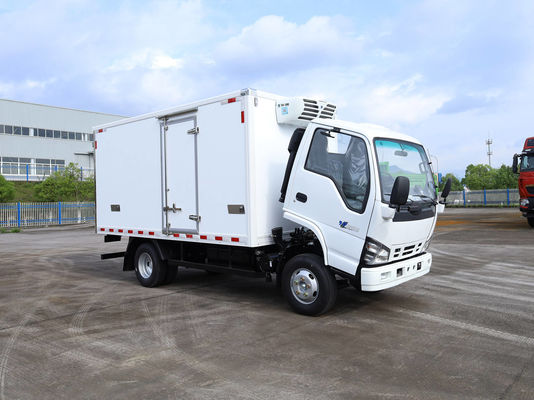 QINGLING ISUZU KV100 100P Camión Refrigerado para Transporte de Alimentos, Carne y Pescado NKR Congelador 5 Toneladas THERMO KING RV380 Refrigeración