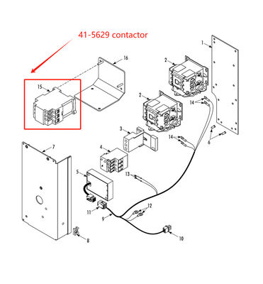 THERMO KING contactor de CA 415629 las piezas de repuesto