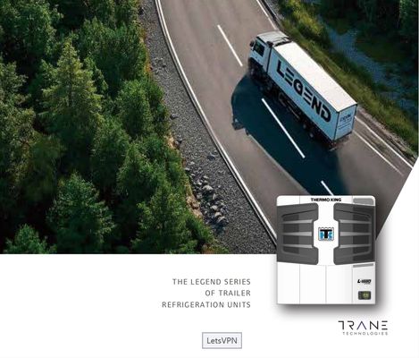 modelo Legend L-1880 30/50 THERMO KING nueva unidad de refrigeración de remolque mercado de Asia Pacífico mejor economía de combustible y mejor rendimiento de refrigeración