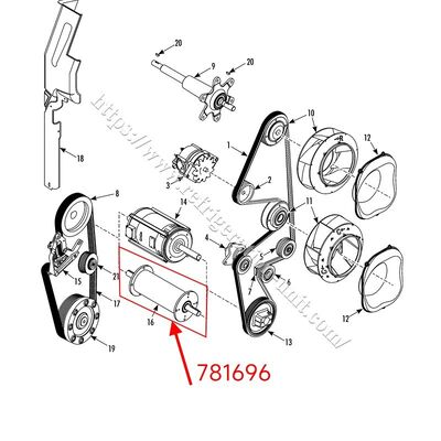 Eje de transmisión 781696, EJE EN CRUZ, eje de transmisión disponible para las unidades de remolque SLXi/SLXe 100 200 300 400 THERMOKING, piezas de repuesto del mercado de accesorios