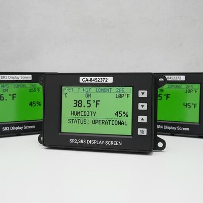 Pantalla de visualización SR2, SR3, SR4, Pantalla de visualización SR2, SR3 CA-8452372 Tipo de pantalla verde Pantalla LCD para THERMO KING SB210 SB230 HMI Repuestos para el mercado de repuestos