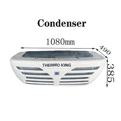 Unidad de refrigeración de camión Thermo King RV580E Reemplazar C450 con 24V DC, deshielo de gas caliente y sistema de espera de peso ligero