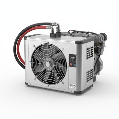 Unidad de refrigeración de camión Thermo King RV580E Reemplazar C450 con 24V DC, deshielo de gas caliente y sistema de espera de peso ligero