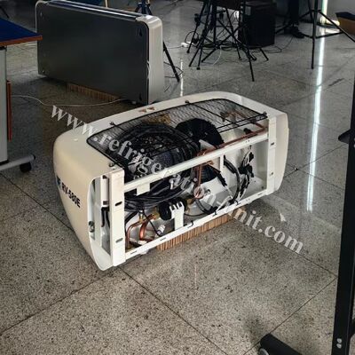 RV580E reemplaza la unidad de refrigeración de accionamiento directo para vehículos C450 THERMO KING con compresor TK16 con 2 ventiladores 24V