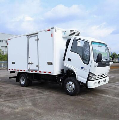 ISUZU QINGLING 600P 6 ruedas 3 toneladas Furgoneta refrigerada con unidad de refrigeración THERMO KING modelo RV380