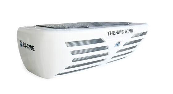 Unidad de refrigeración de camión Thermo King RV580E Reemplazar C450 con 24V DC, deshielo de gas caliente y sistema de espera de peso ligero